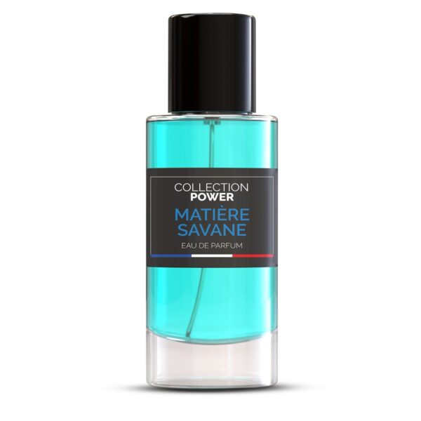 MATIÈRE SAVANE Collection Power – Flacon fond blanc