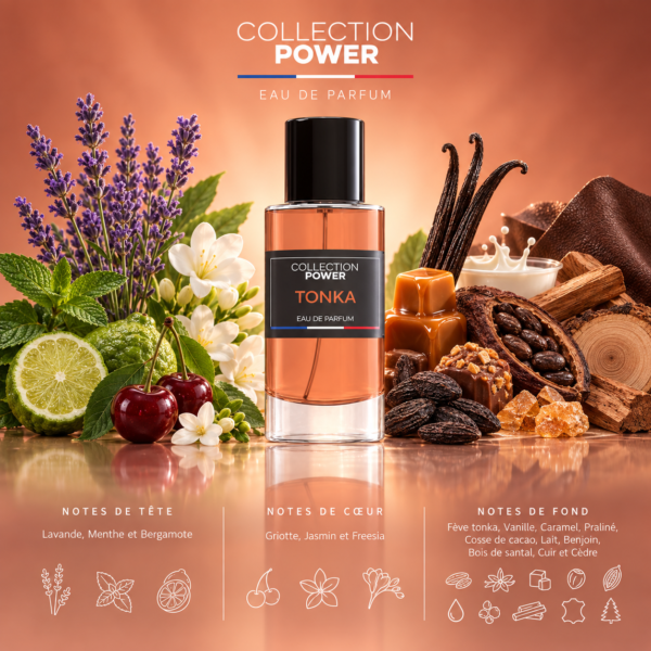 Collection Power - Tonka Eau de Parfum | Inspiré de Fève Délicieuse