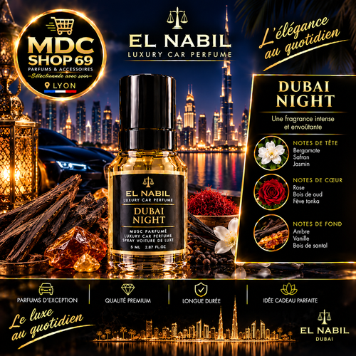 El Nabil Dubai Night Spray Voiture de Luxe 85ml