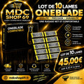 Lot de 10 Lames de Rasoir Compatibles OneBlade – Lames de Rechange