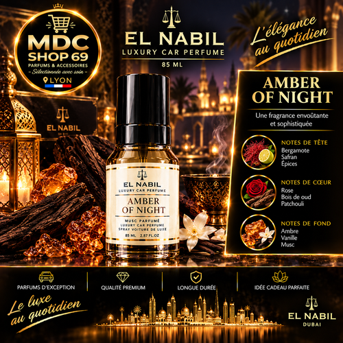 El Nabil Amber of Night Spray Voiture de Luxe 85ml