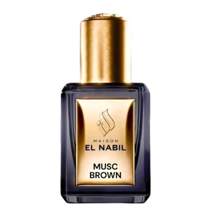 Maison El Nabil Musc Brown - Flacon bleu nuit et doré