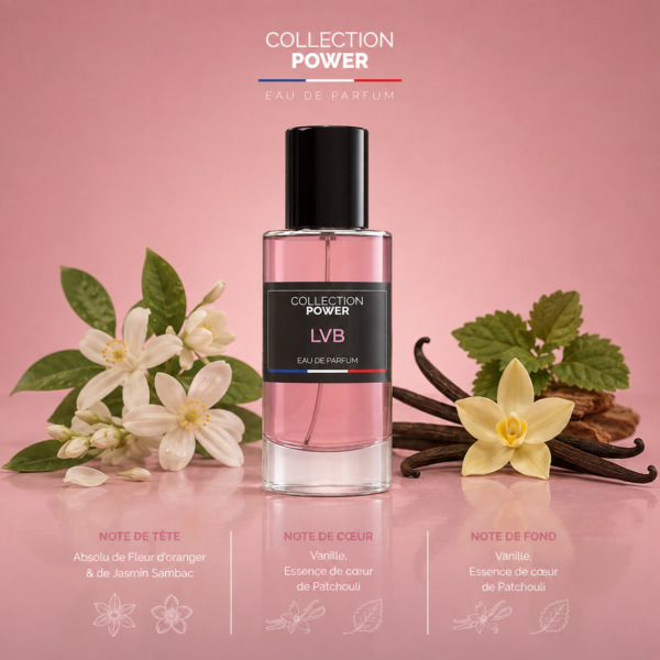LVB Collection Power – Pyramide olfactive fond rose